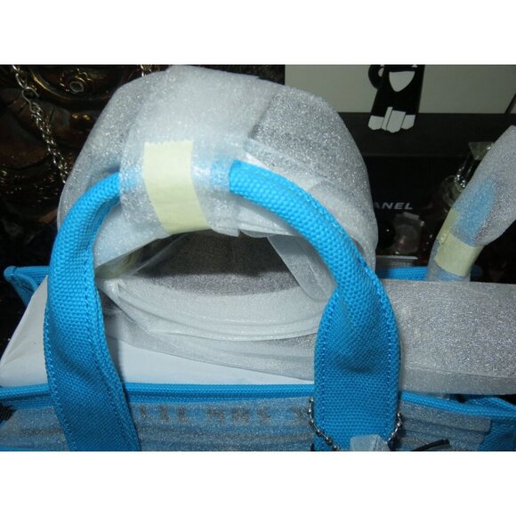 Coach X The Lil NAS X Collab Drop Tote  Bag 26 Limited Edition Blue Crossbody - Picture 7 of 10